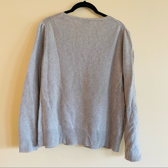 Loft Embellished Sweater - XL - Grey - Picture 2 of 7